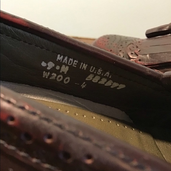 Dexter 9M slip on tassel loafers. Very light wear. Kilt flap & wingtip - Picture 5 of 7